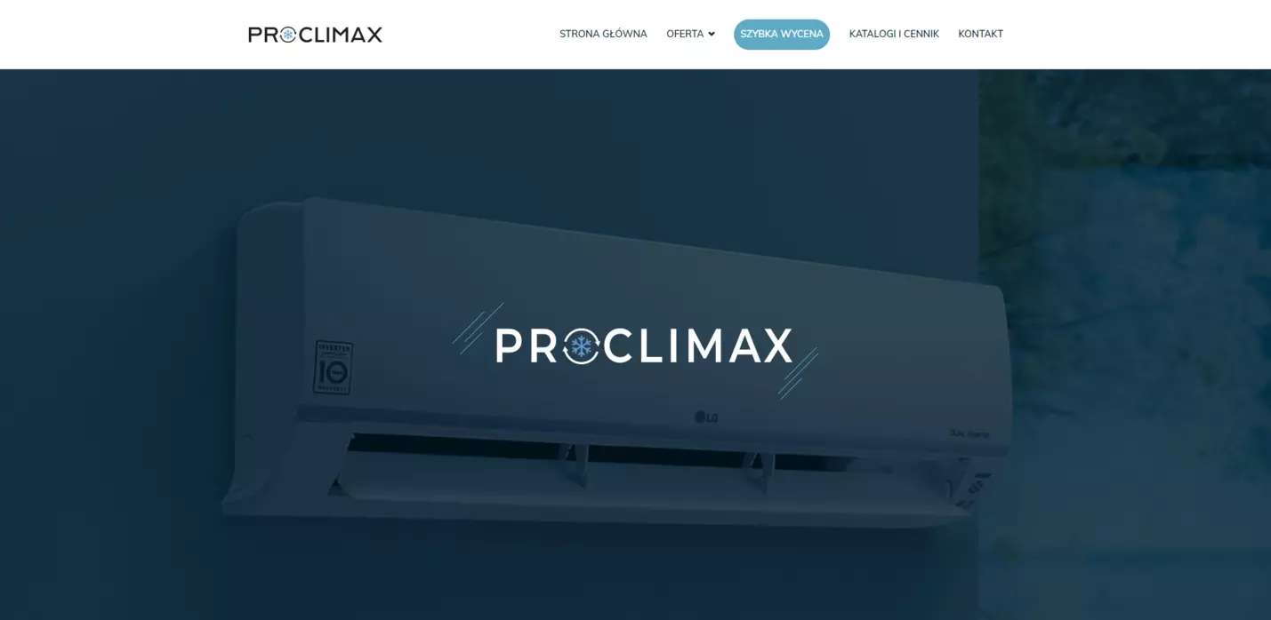 proclimax.pl website